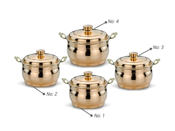 Copper Casserole Pot