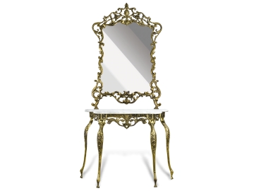 Brass Seljuk Sultan Mirror