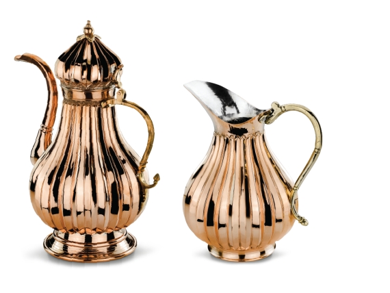 Elegant Copper Pitcher & Carafe