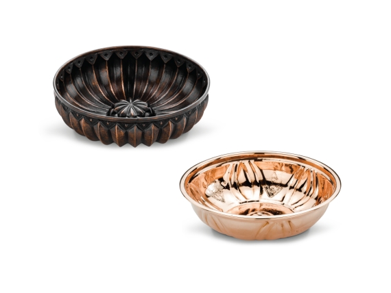 Elegant Copper Turkish Bath Bowl